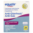 Equate Anti-Diarrheal and Anti-Gas Multi-Symptom Relief Caplets, 24 Count