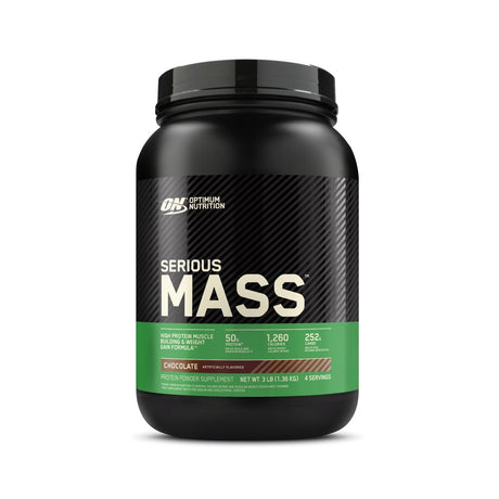 Optimum Nutrition, Serious Mass, Weight Gainer, Protein Powder, Chocolate, 2.95Lb