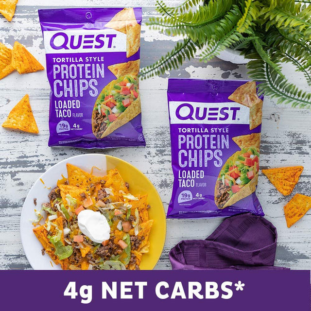 Quest Tortilla Style Protein Chips - Loaded Taco