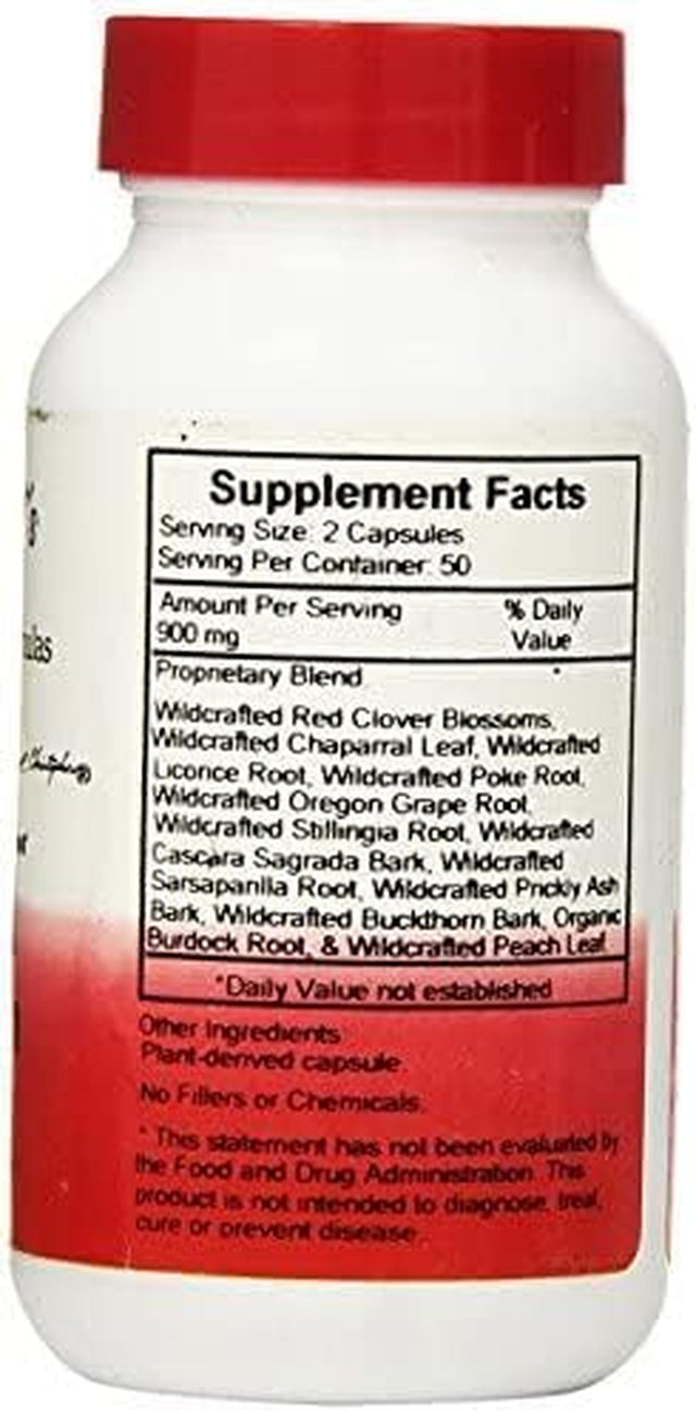 Dr. Christophers Formulas Cleanse Blood Stream - 100 Capsules, Pack of 2