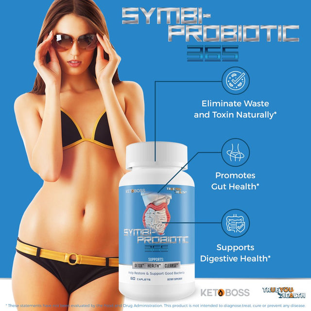 Symbi-Probiotic 365 Keto Probiotic Health Support - Probiotic Life Energy & Gut Support - Health Starts in the Gut - Healthy Symbiotic 365 Daily Probiotic - Inspired by Dr Sebi Products