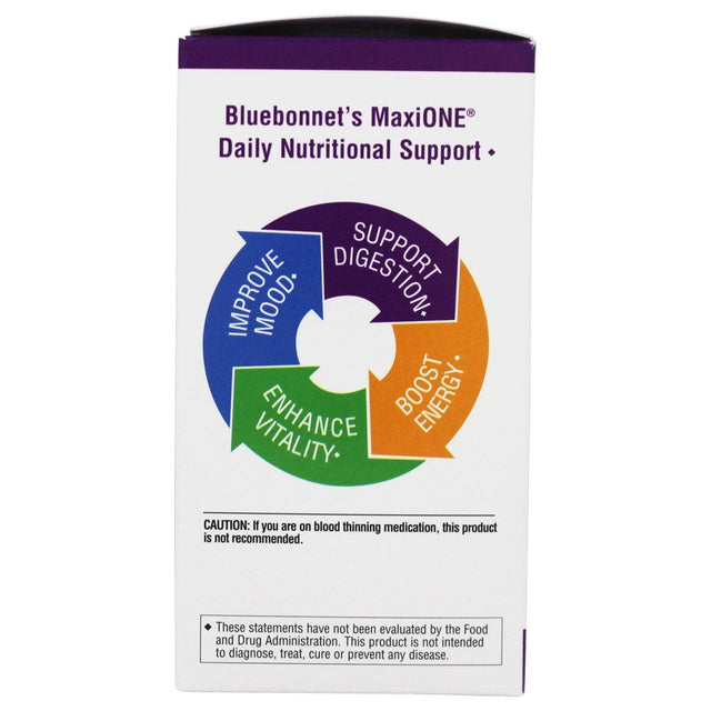 Bluebonnet Nutrition - Maxi One Whole Food-Based Multiple Iron-Free - 60 Vegetable Capsule(S)