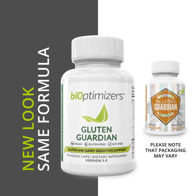 Gluten Guardian 3.0 by Bioptimizers - Gluten Pills with DPP-IV (90 Capsules)