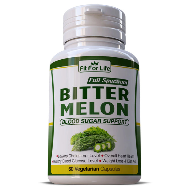 Bitter Melon Supplement - 60 Veggie Capsules - Blood Sugar Support