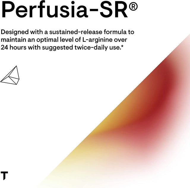 Thorne L-Arginine Sustained Release (Formerly Perfusia-Sr) - Support Heart Function, Nitric Oxide Production, and Optimal Blood Flow - 120 Capsules - 60 Servings