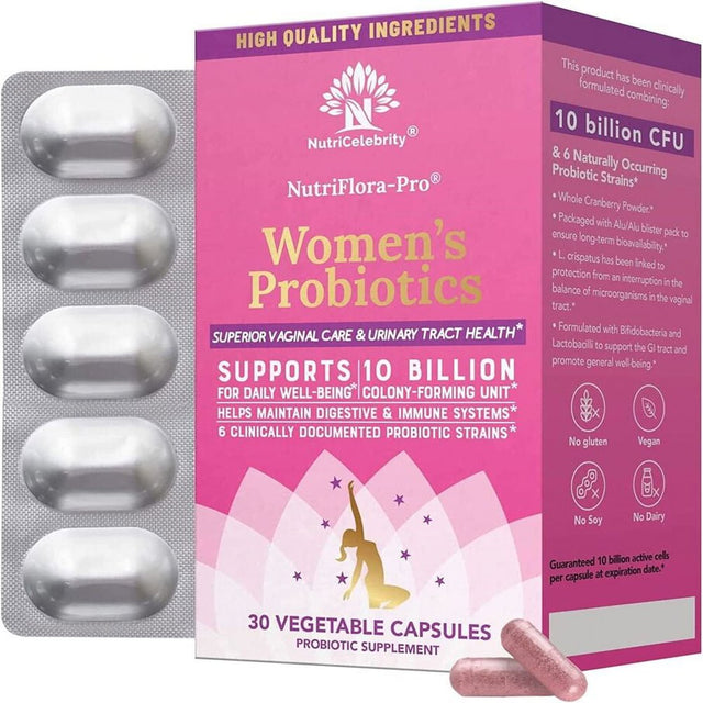 Probiotics for Women - Support Vaginal, UTI Health 30 Capsule