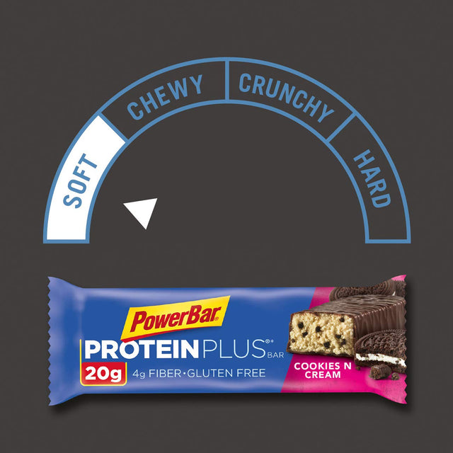 Powerbar Protein plus Bar, Cookies & Cream, 2.15 Ounce (Pack of 15)