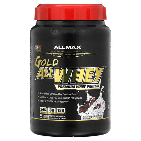 Allmax Nutrition - Allwhey Gold Premium Isolate/Whey Protein Blend Cookies & Cream - 2 Lbs.