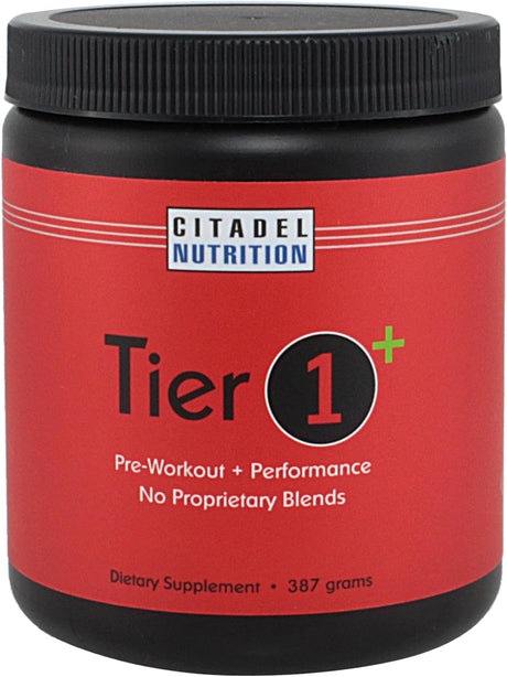 Tier 1 plus Preworkout / Performance Supplement (387G)