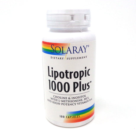 Lipotropic 1000 plus by Solaray - 100 Capsules