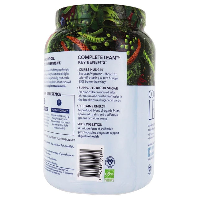 Plantfusion - Complete Lean Protein - Vanilla - 29.6 Oz.