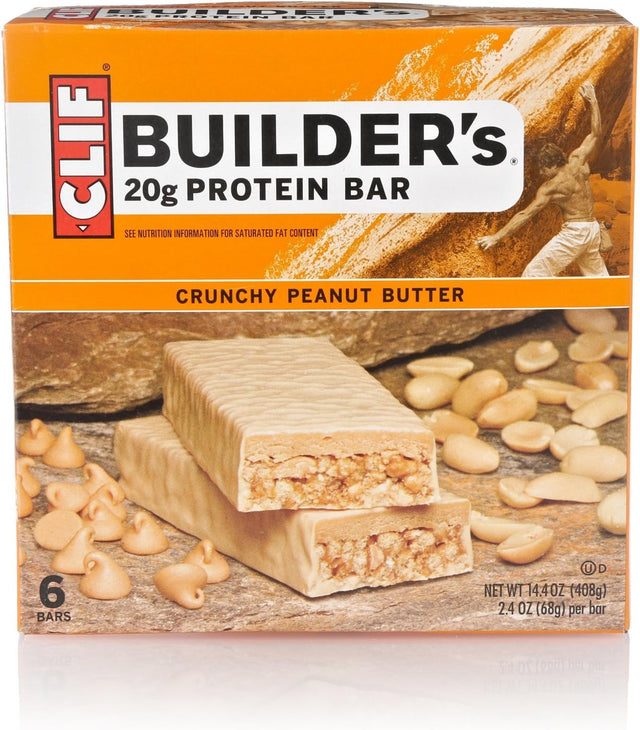 ONLY 1 in PACK Clif Builder'S Protein Bar, Crunchy Peanut Butter, 1 Box