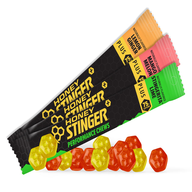 Honey Stinger Performance Chews, Mango Melon, 12 Count