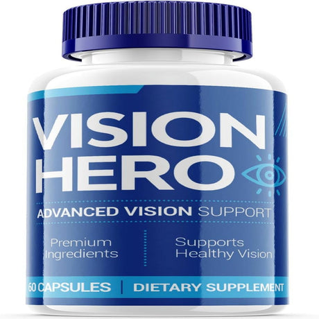 (1 Pack) Vision Hero - Revolutionary Advanced Vision Matrix Formula - Supports Healthy Vision - Dietary Supplement for Eyes Sight - 60 Capsules