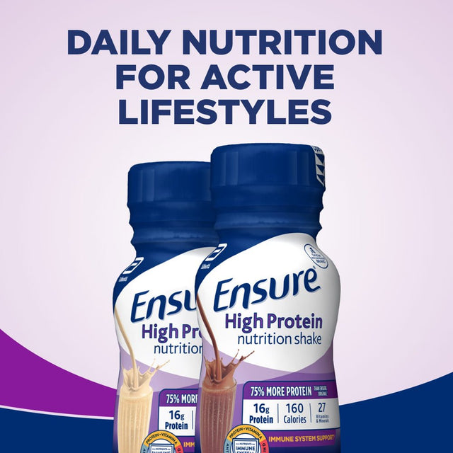 Ensure High Protein Nutrition Shake, Strawberry, 8 Fl Oz, 6 Count