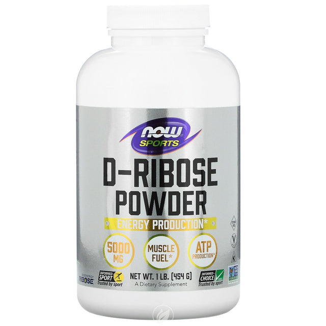 NOW Sports Ribose Pure Powder 1 Lb