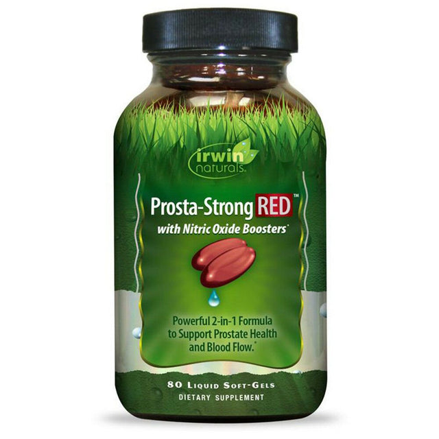 Irwin Naturals Prosta Strong RED Support Prostate Health and Blood Flow - 80 Ct