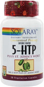 SOLARAY 5-HTP plus St John'S Wort - 30 Enteric-Coated Capsules - 100 Mg - 30 Servings