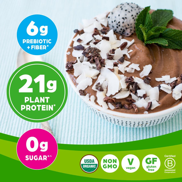 Orgain Organic Vegan 21G Protein Powder, Plant Based, Creamy Chocolate Fudge 1.02Lb