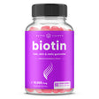 Nutrachamps Biotin Gummies 10000Mcg [Highest Potency] for Healthy Hair, Skin & Nails Vitamins for Women, Men & Kids - 5000Mcg in Each Hair Vitamins Gummy - Vegan, Non-Gmo, Hair Health Supplement