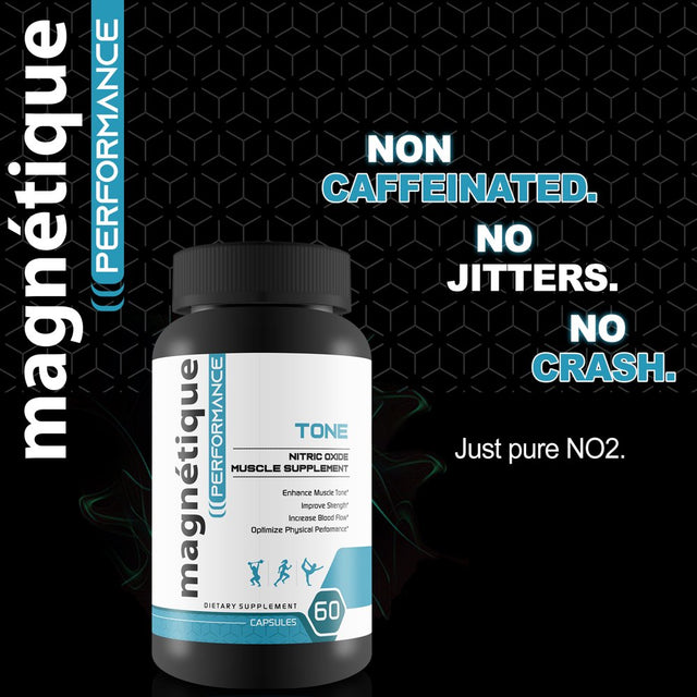 Magnetique Tone - Premium Muscle Building Nitric Oxide Booster - Improve Strength - Optimize Performance