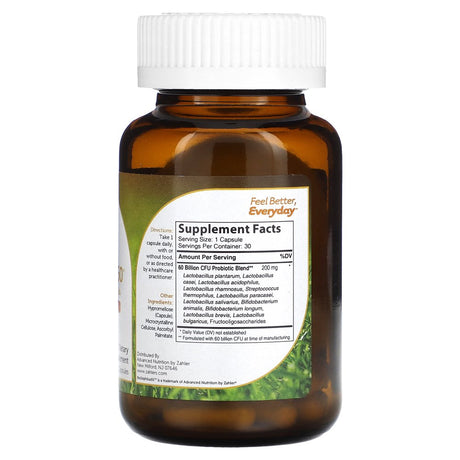 Zahler - Biodophilus60 Advanced Probiotic Formula - 30 Capsules