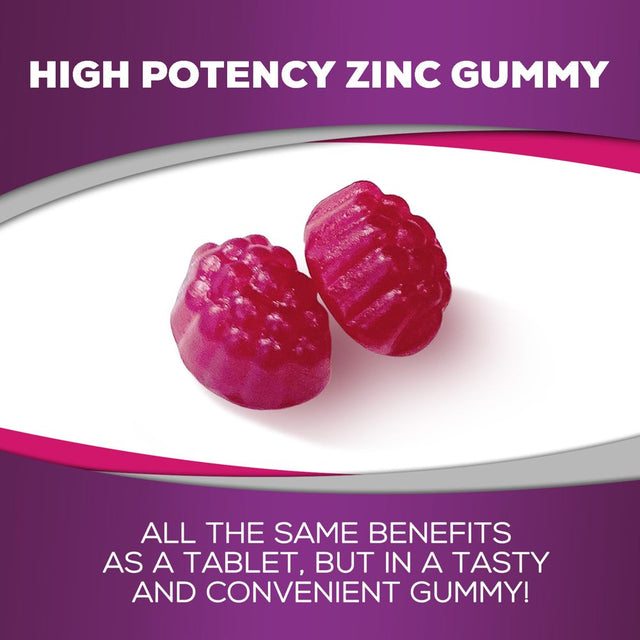 Zinc Gummies for Adults 50Mg - High Absorption Immune Health Support Gummy & Antioxidant Supplement, Dietary Supplement Zinc Vitamin for Men and Women, Vegan, Non-Gmo and Gluten Free - 60 Gummies