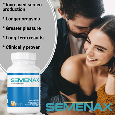 Semenax Volume and Intensity Enhancer 120Ct - 5 Bottles (600Ct)