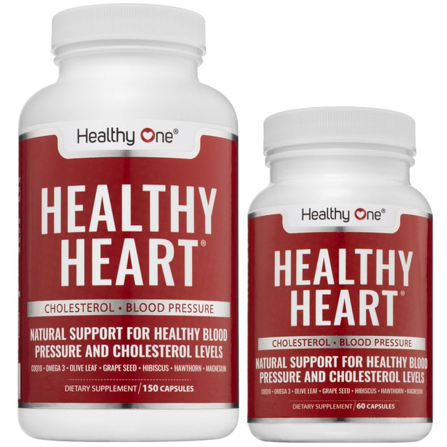 Healthy Heart Supplement | 8 All-Natural Ingredients | Helps Manage Wellness & Health | Improve Blood Flow (60)