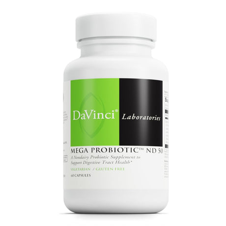 Davinci Labs Mega Probiotic ND 50 - Support Gut Health* - 60 Vegetarian Capsules