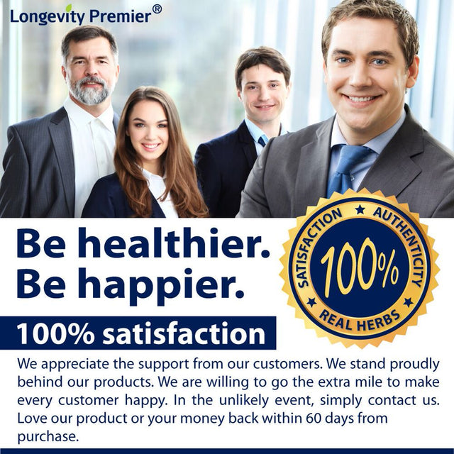 Longevity Blood Pressure Formula [120 Capsules] - with 15+ Natural Herbs. Best Blood Pressure Supplement