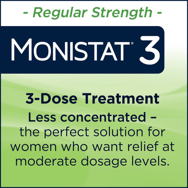 Monistat 3 Day Yeast Infection Treatment, 3 Miconazole Pre-Filled Cream Tubes & External Itch Cream