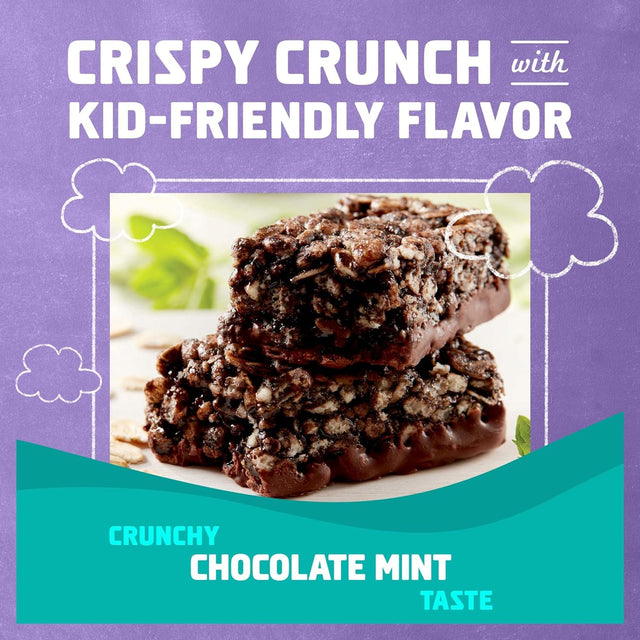 CLIF Kid Zbar Protein - Chocolate Mint - Crispy Whole Grain Snack Bars - Made with Organic Oats - Non-Gmo - 5G Protein - 1.27 Oz. (5 Pack)