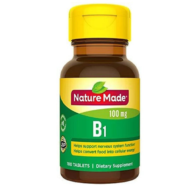 Nature Made Vitamin B-1 100 Mg Tablets 100 Tablets