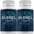 2 Pack Silencil Advanced Supplement Pills for Tinnitus, Support Ear Health Capsules 120 Capsules