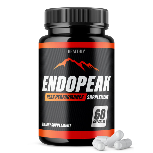 Endopeak Supplement Male Support Powder Pills Pump Extra Strength Formula (60 Capsules)