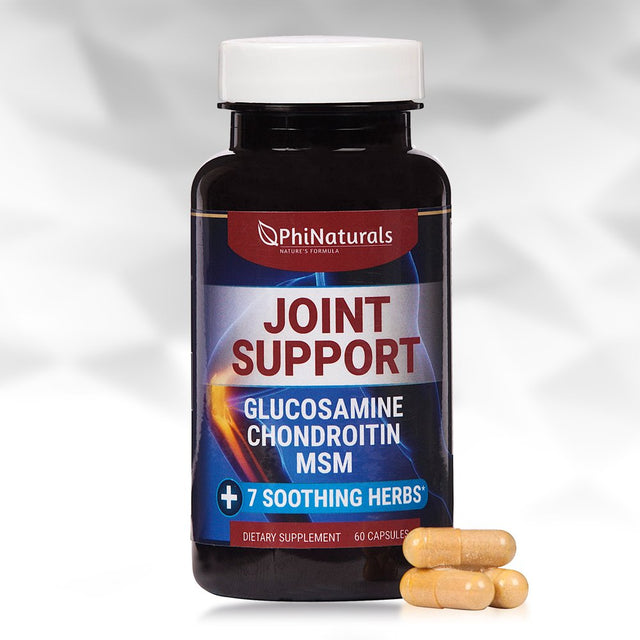 Glucosamine Chondroitin (Pack of 3) Capsules – MSM – Joint Supplements by Phi Naturals