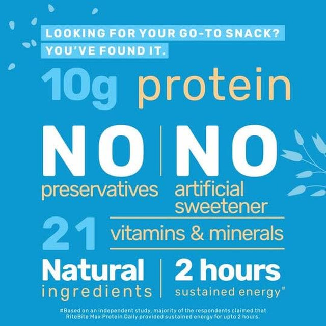 Ritebite Work Out Choco Classic High Protein Bar - Pack of 6 6X3 Blue