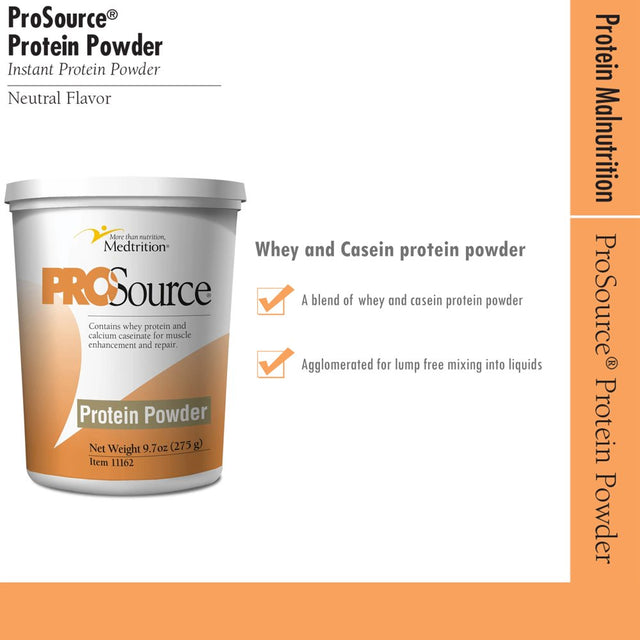 Prosource Oral Supplement Neutral Flavor 9.7 Oz Tub 6 Ct