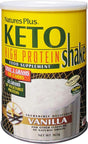 Naturesplus Ketoslim Vanilla Shake - .80 Lbs, Vegetarian Protein Powder - Low Carb Plant-Based Meal Replacement - for Keto, Low Glycemic & Diabetic Lifestyles - Gluten-Free - 11 Servings