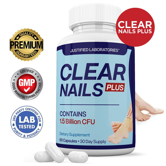 Clear Nails 1.5 Billion CFU Probiotic Nail Support 60 Capsules