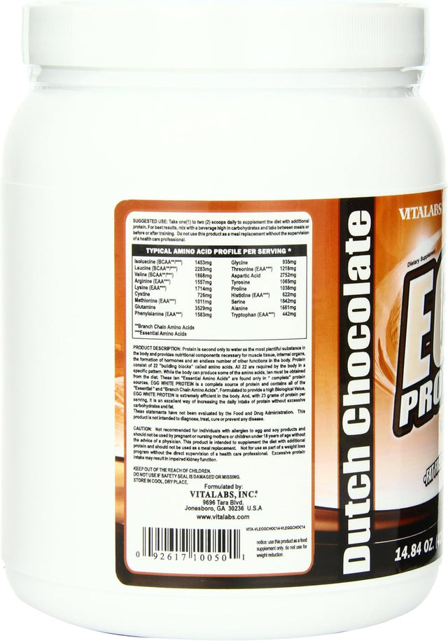 Egg White Protein Choc 14.84Oz