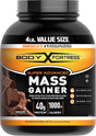 Body Fortress Super Advanced Mass Gainer Whey Protein Powder, Gluten Free, Chocolate, 4 Lb