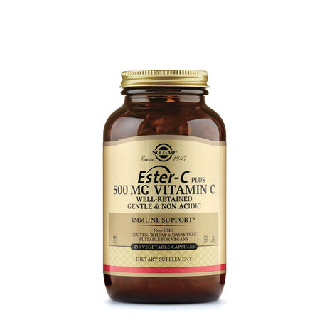 Solgar Ester-C® plus 500 Mg Vitamin C Vegetable Capsules (Ester-C® Ascorbate Complex) - 250 Ct