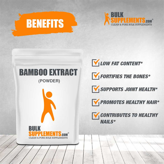 Bulksupplements.Com Bamboo Extract Powder. 500Mg - Healthy Hair Supplement (250 Grams)