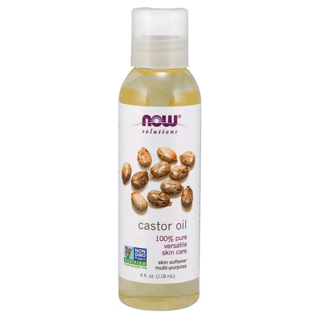 NOW Solutions Castor Oil -- 4 Fl Oz