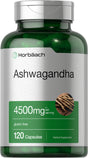 Ashwagandha Capsules | 4500 Mg | 120 Count | by Horbaach