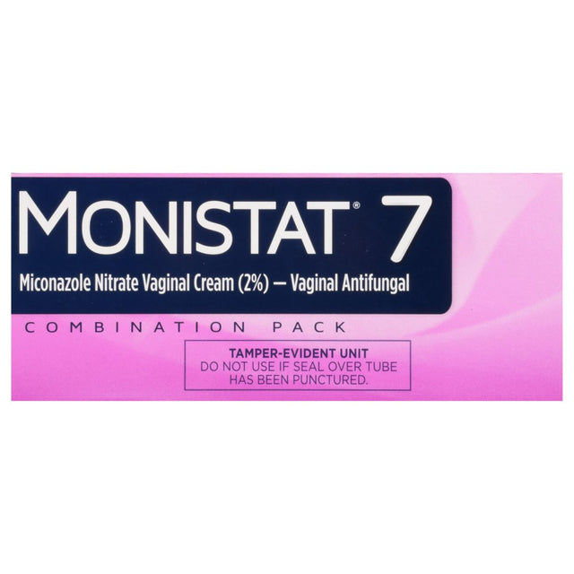 Monistat 7 Day Yeast Infection Treatment, 7 Disposable Miconazole Cream Tubes & External Itch Cream