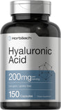 Horbaach Hyaluronic Acid 200 Mg 150 Capsules | Non-Gmo & Gluten Free Supplement