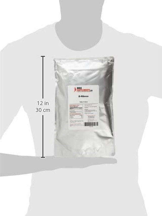 BULKSUPPLEMENTS.COM D-Ribose Powder - Peak ATP - Ribose Powder - Ribose Supplement - D Ribose Powder Bulk - 5G (5000Mg) per Serving, 100 Servings (500 Grams - 1.1 Lbs)